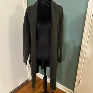 HYFVE Charcoal Open Front Cardigan